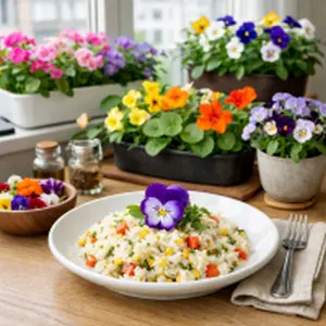 fleurs comestibles qui poussent dans un appartement
