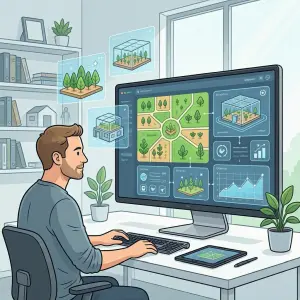 conception d, un système de vertical farming